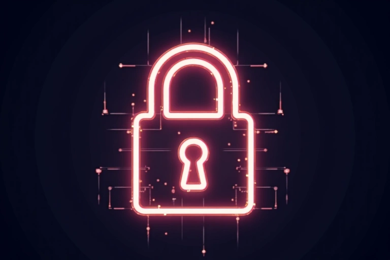 Icona di un lucchetto che simboleggia la sicurezza e la privacy online